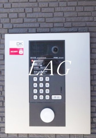 セキュリティ　モニター付きインターホンです。