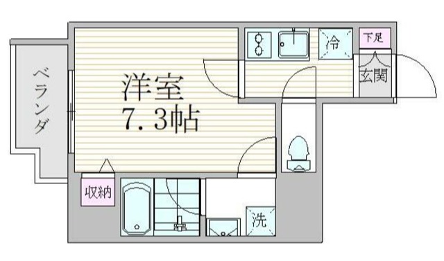 エスジーコート元浅草の間取り写真