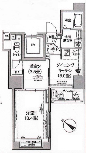 アイルプレミアム文京六義園の間取り写真