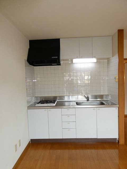 キッチン　写真は203号室です（参考）
