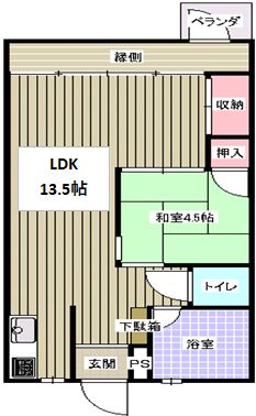 マンション新川の間取り写真