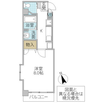 フォーライフヴィラ大工町の間取り写真