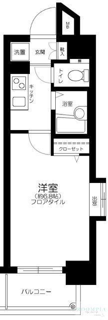 東京メトロ有楽町線 護国寺駅 徒歩6分 11階建 築23年の間取り写真