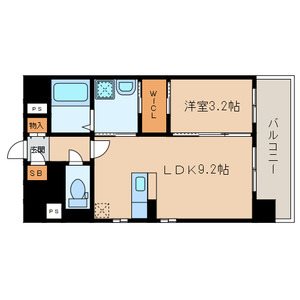 地下鉄空港線 西新駅 徒歩7分 6階建 築6年の間取り写真