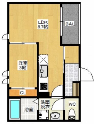 REGALEST府中町本町の間取り写真