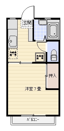 ドミール・タカノの間取り写真