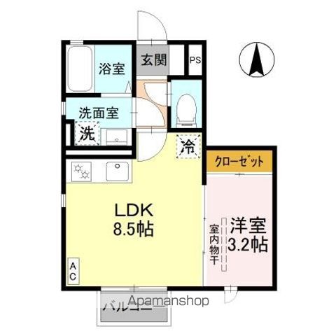 ローズBの間取り写真