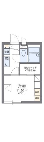 レオパレスコート アベIIの間取り写真