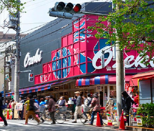 スーパー　スーパーオオゼキ目黒不動前店（スーパー）まで308m