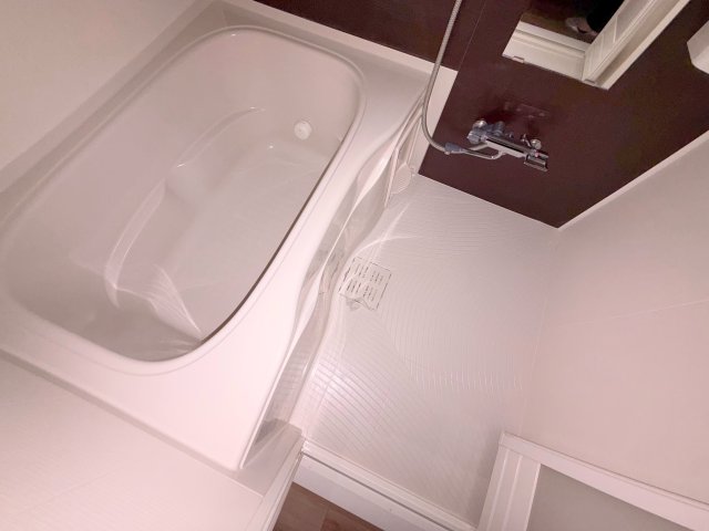バス・シャワールーム　広めのお風呂は一日の疲れを癒してくれます。