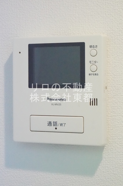 セキュリティ　ＴＶモニター付インターホンがあるので訪問者が一目でわかります