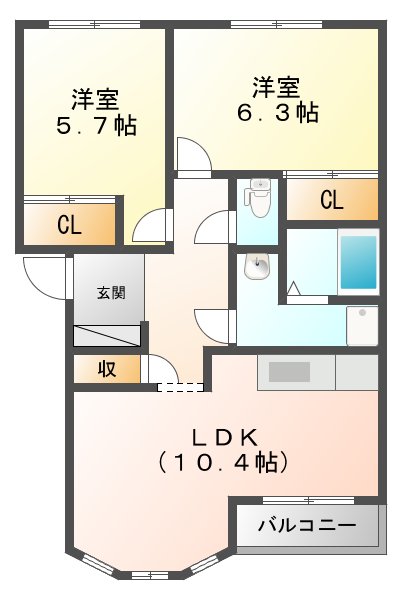 グランバードの間取り