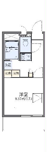 レオパレスカメリアの間取り