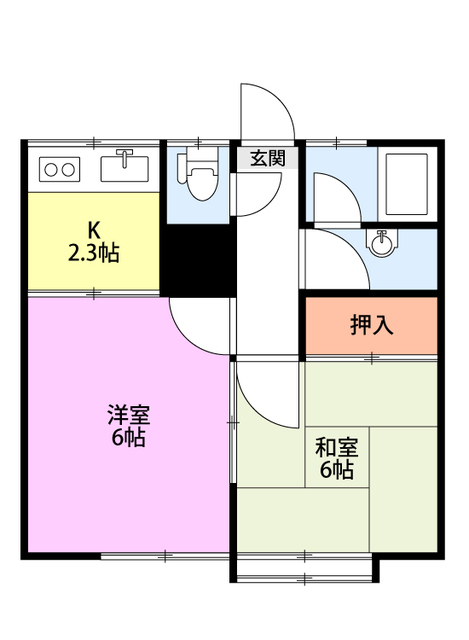 メゾン繁栄の間取り