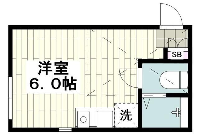 神奈川県横浜市港南区笹下２（アパート）の賃貸物件の間取り