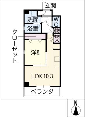 エルピス代官町の間取り