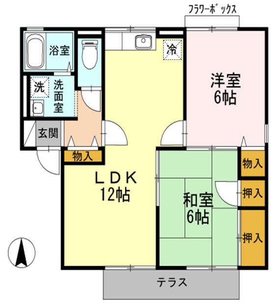 ガーデンハイツの間取り