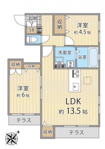 ヘーベルメゾン阿佐ヶ谷の間取り