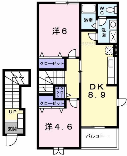 フレンドリーパークＡの間取り