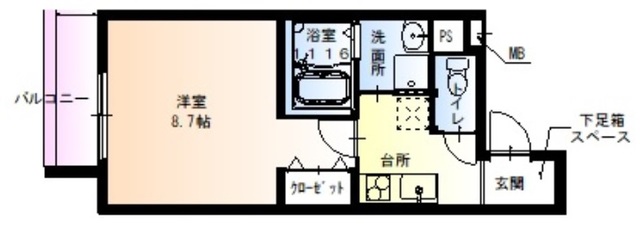 フジパレス新森の間取り