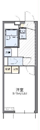 レオパレスグルーテンＣの間取り