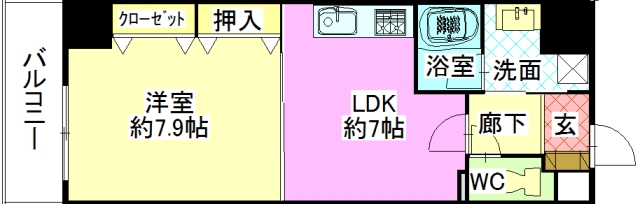 シャルールの間取り