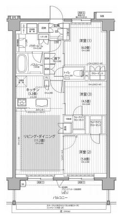 【Nステージ東小金井の間取り】