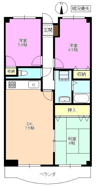 ラ・トゥールＴＯＷＡの間取り