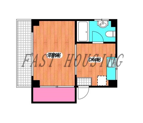 中野区東中野のマンションの間取り