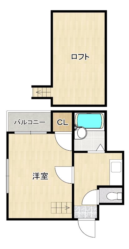 ル・クール高宮の間取り