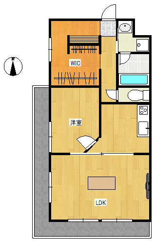 コーポラスの間取り