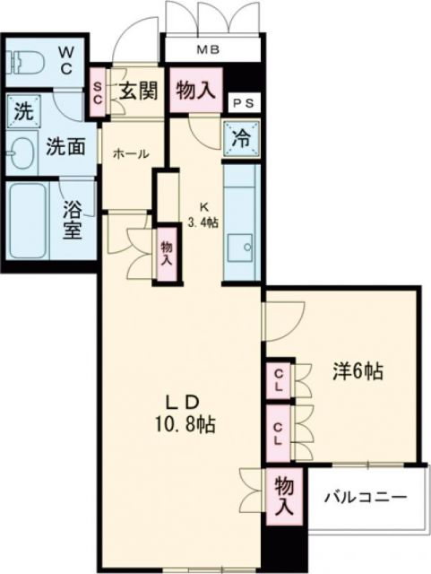 ウエストパークタワー池袋の間取り