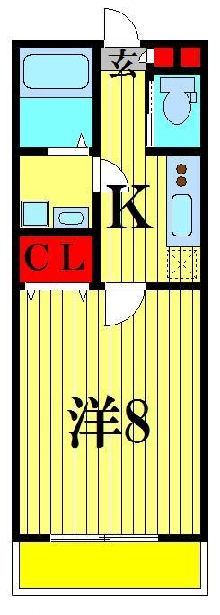 グリーンヒルズ下総中山の間取り