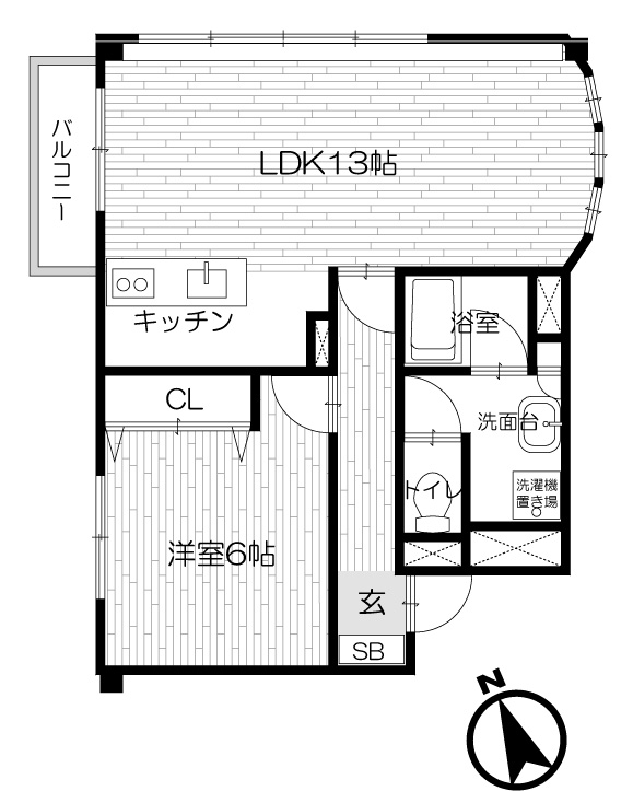 プレザント尾山台の間取り