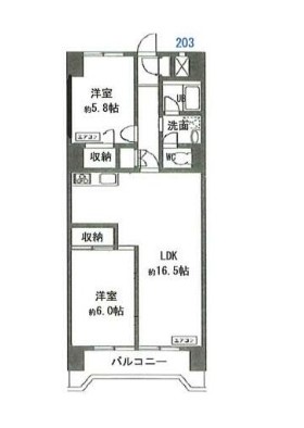 グランメール戸田IIの間取り