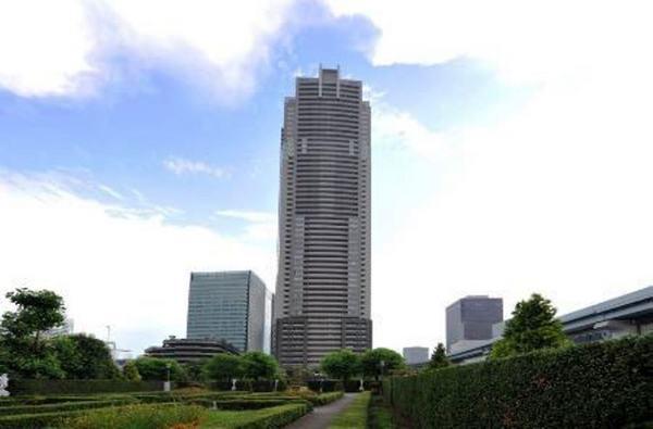 【港区海岸のマンションの建物外観】