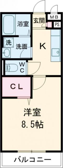 【堺市西区鳳東町のアパートの間取り】