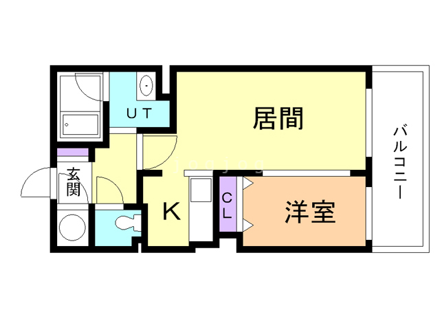 アルファタワー札幌南４条の間取り