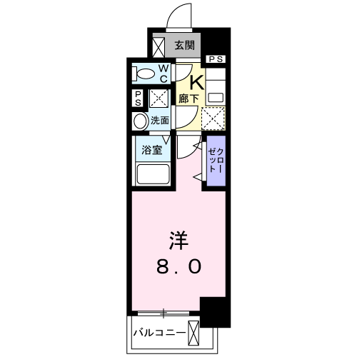 セイント野並の間取り