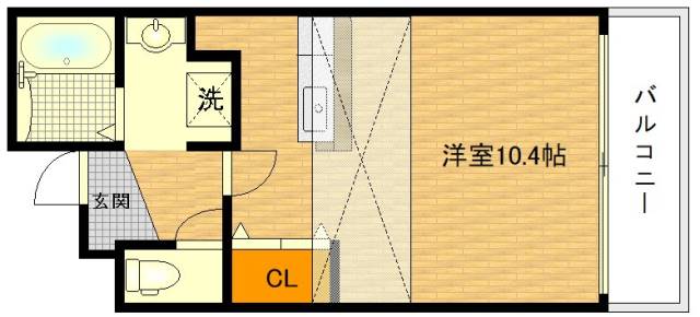 金屋町グランデの間取り