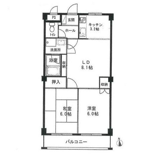 クイーンズタウン2番館の間取り