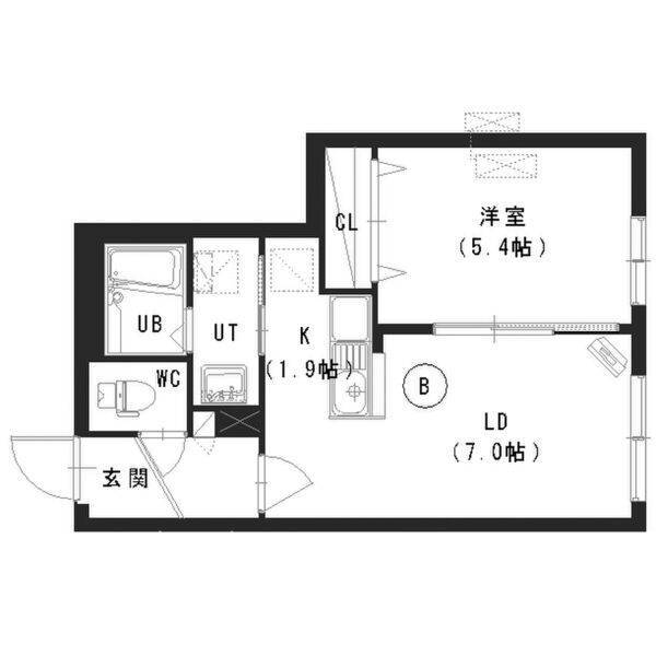 ルチアーノ東札幌の間取り