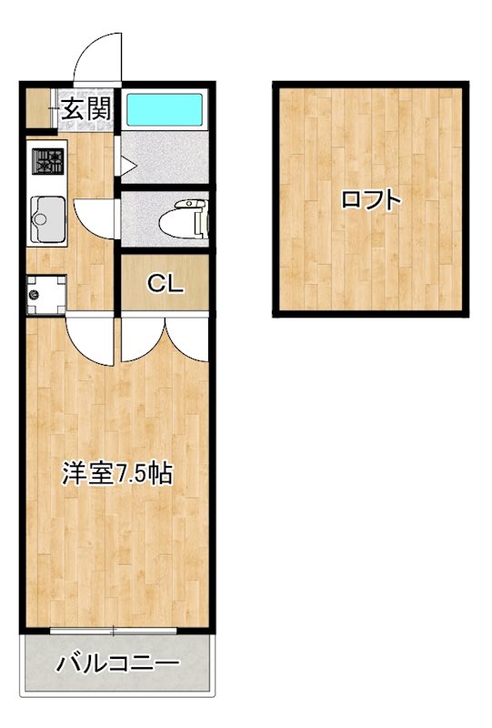 メゾン　ヴィニョーブルの間取り