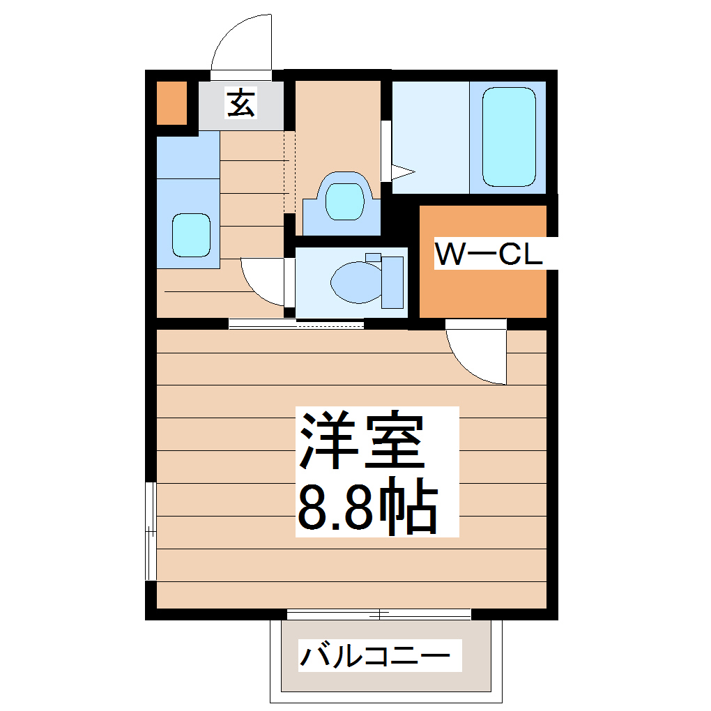 プリマベーラMの間取り