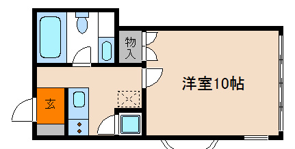 京都市上京区東長者町のマンションの間取り