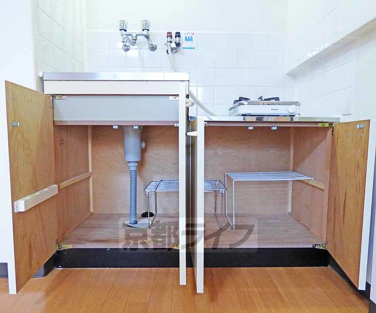 収納　キッチン下の収納です。