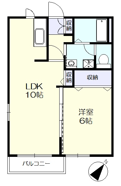 シャーメゾン末広の間取り