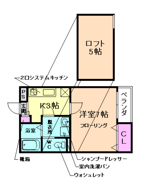 オーキッドコートの間取り