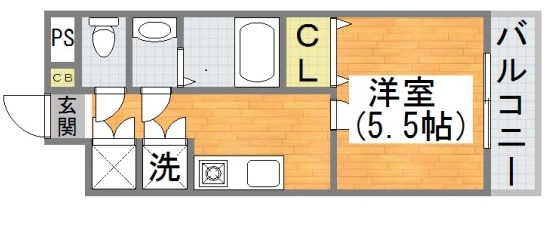 大阪市平野区加美東のマンションの間取り