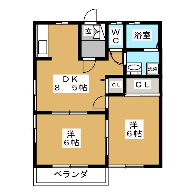 プレジオ根岸の間取り